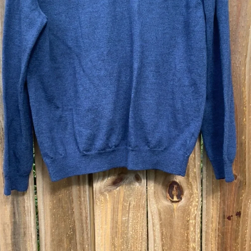 Take 50% OFF- J. CREW Blue V-neck Men’s Sweater, Size-L